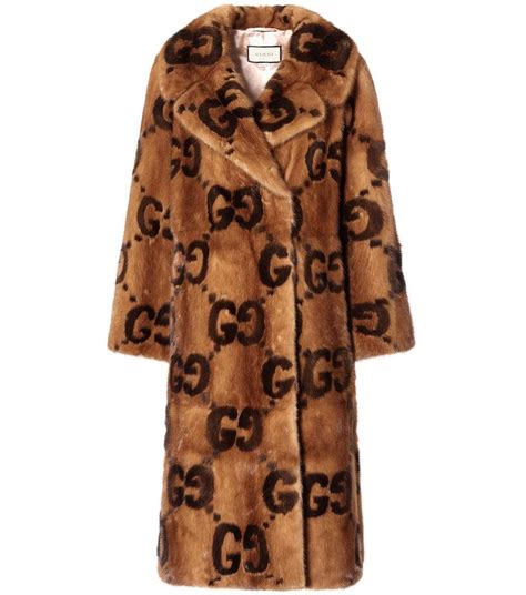 doudoune femme gucci|gucci fur jacket.